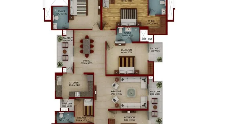Samridhi Daksh Avenue Noida Expressway Floor Plan 